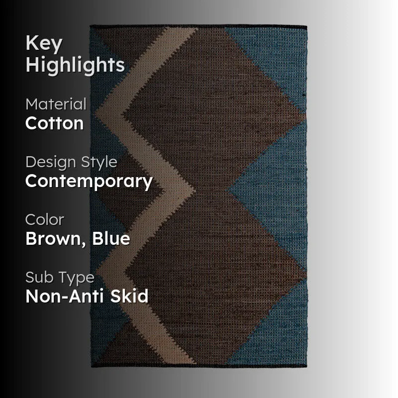 Weyra Handwoven Cotton Rug media 2