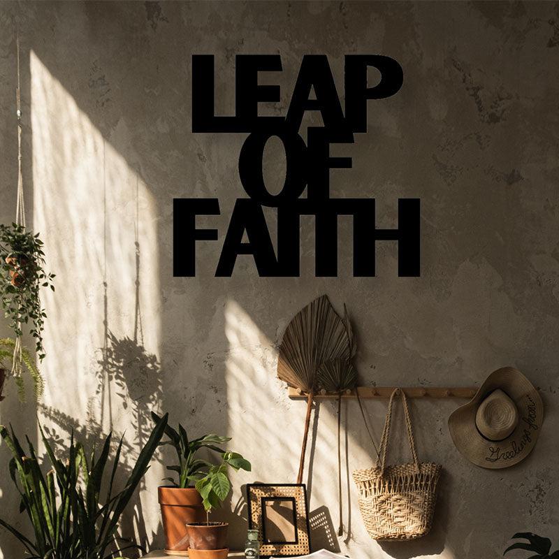 Leap Of Faith Iron Wall Accent
