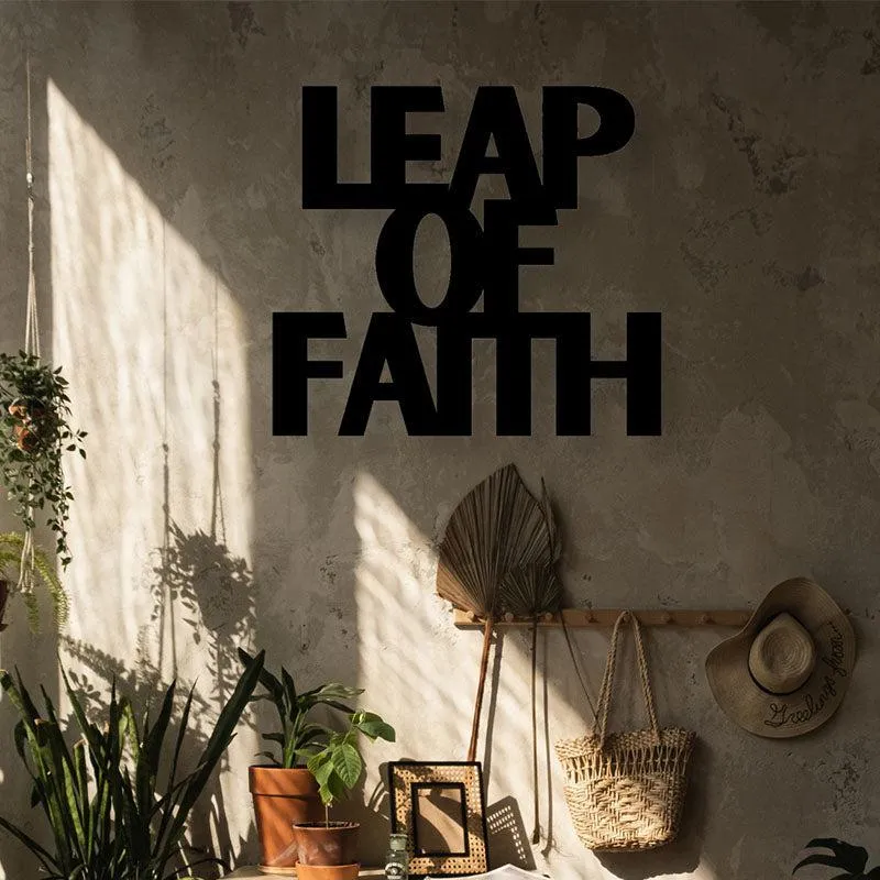 Leap Of Faith Iron Wall Accent media 1