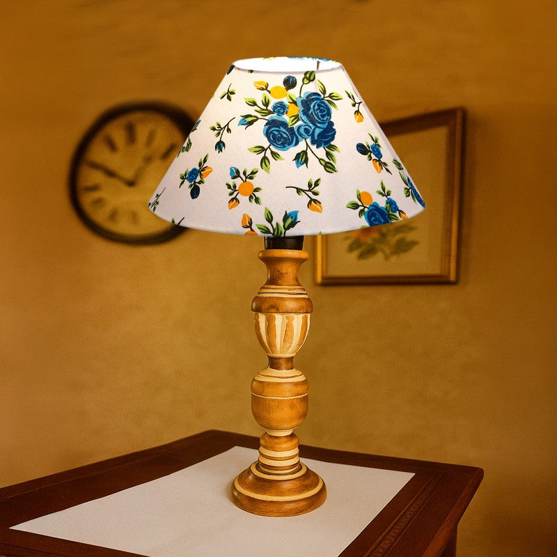 Zenrae Wooden Table Lamp - Multicolor media 3