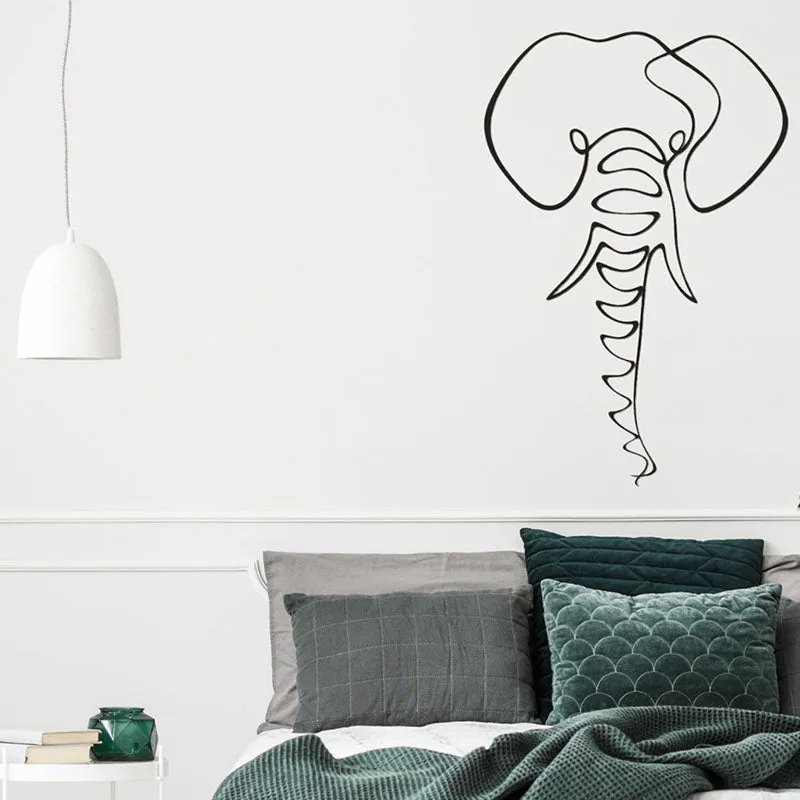 Elephant Black Iron Wall Accent media 1