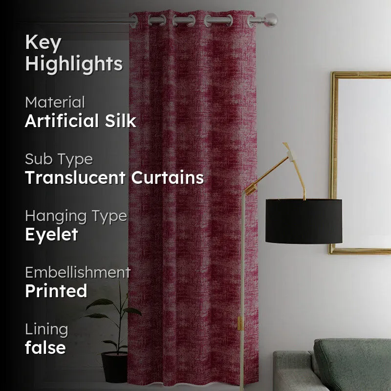 Piers Abstract Artificial Silk Curtain media 2