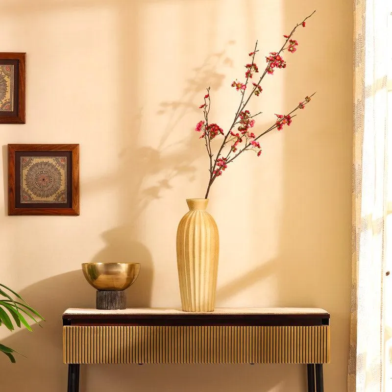 Artificial Realistic Cherry Blossom Stick - Dark Pink media 4