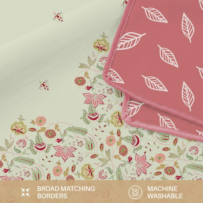 Urban Space Floral Reversible Blanket - Pink media 9