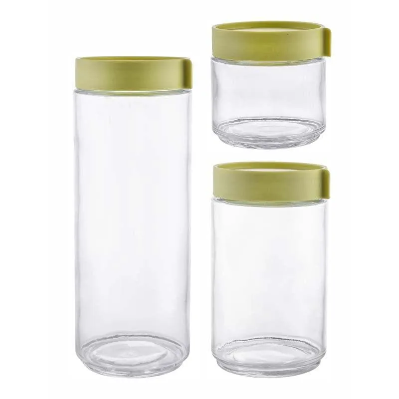 Ginxo Storage Jar (1000 mL/600 mL/300 mL) - Set Of Three media 5