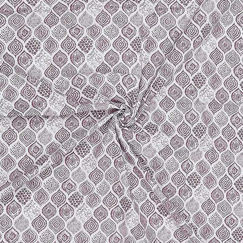 Monte Carlo Desiora Motif Print Polycotton Reversible Dohar (Peach) - 150 GSM media 6
