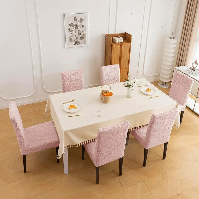 Serena Chair Cover (Soft Pink) - Set Of Six media 1