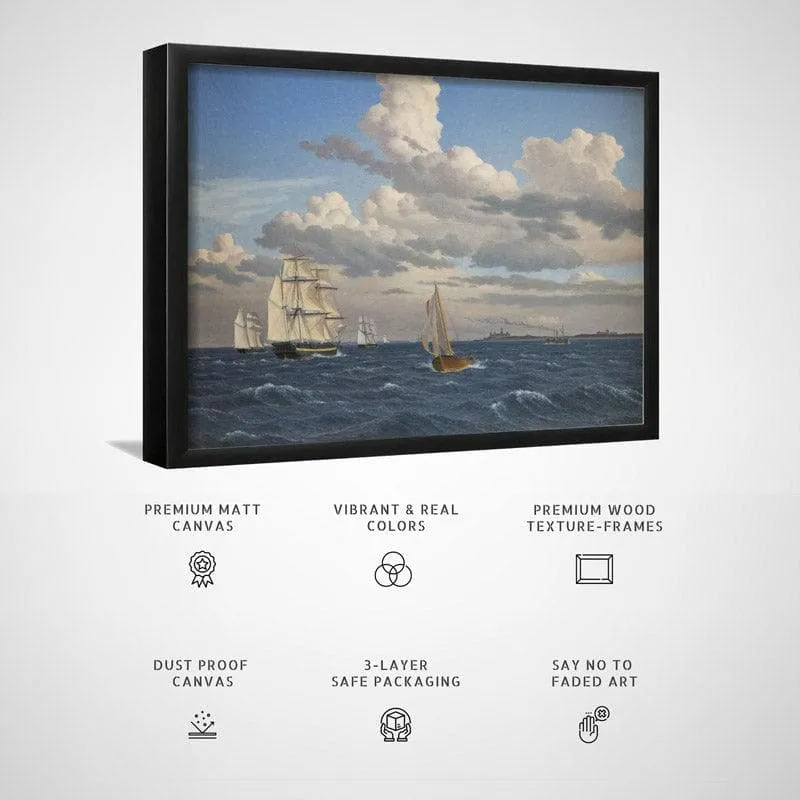 Kronborg Canvas Wall Painting - Black Frame media 6