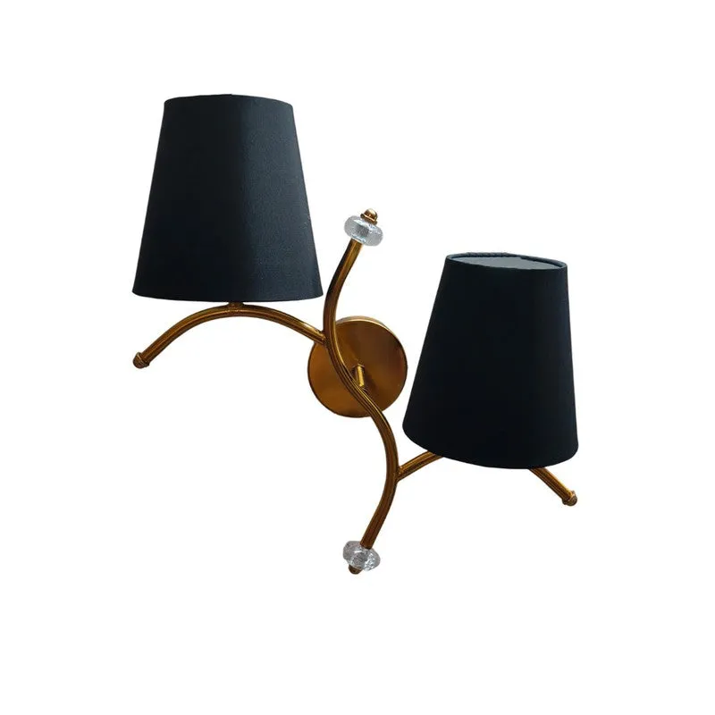 GlowStem Twin Cotton Wall Lamp - Black media 4