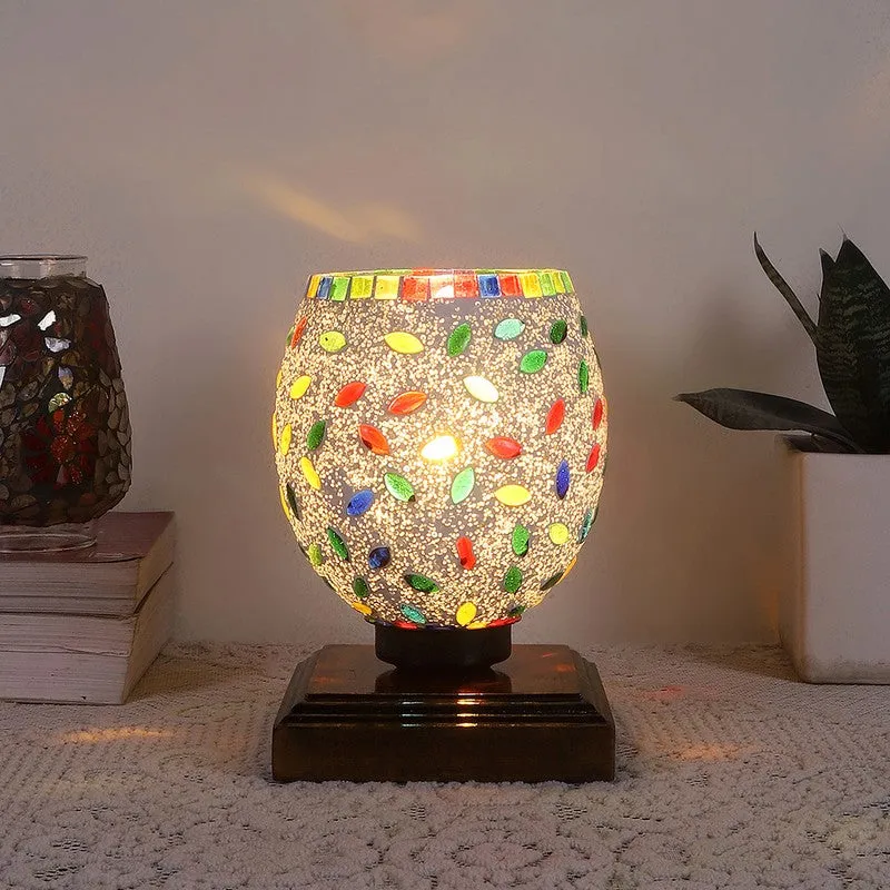 Coloria Mosaic Glass Table Lamp - Multicolor media 3