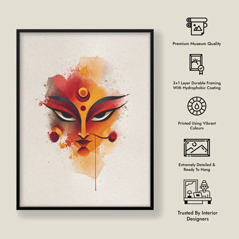 Jagat Swamini Maa Durga Archival Paper Wall Art media 8