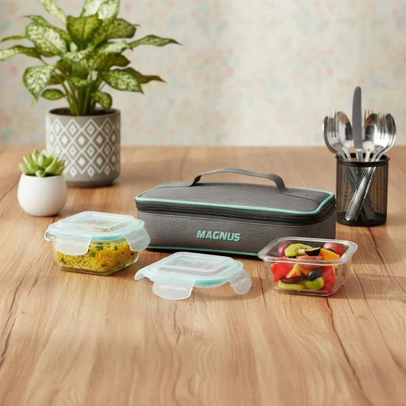 Tifflo Fresh Lunch Box with Lunch Bag - Three Piece Set media 1