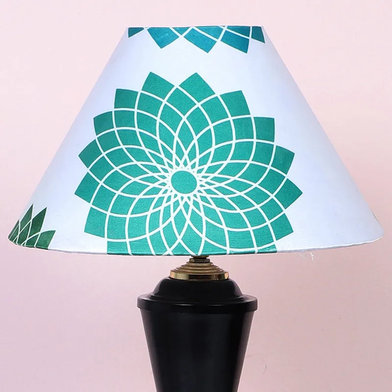 Akari Hydra Printed Iron Table Lamp - Green,Black,White media 3