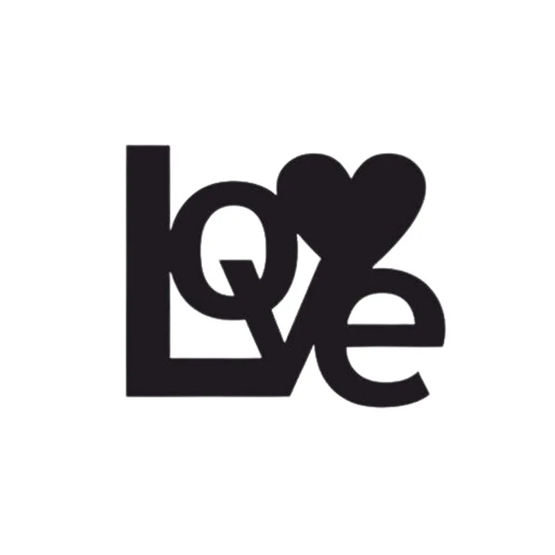 Love Black Iron Wall Accent media 3