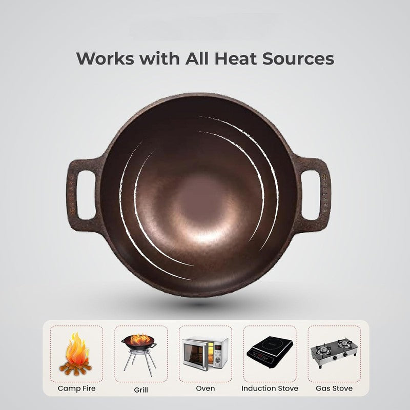 Solara Pure Cook Matte Finish Cast Iron Cookware Sets - Two Piece Set media 5