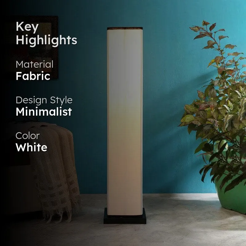 Twilight Fabric Floor Lamp - White media 2
