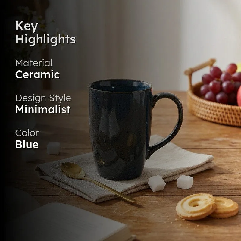 Mugra Ceramic Coffee Mug (350 mL) - Two Piece Set media 2
