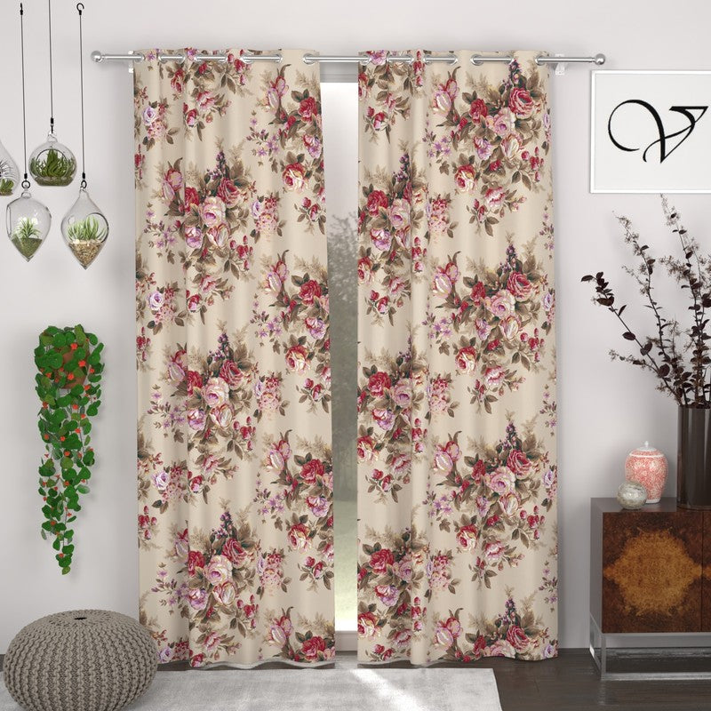 PetalGlow Curtains - Set of Two