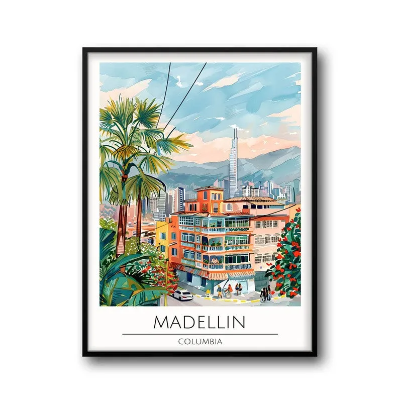 Vintage Madelline Framed Canvas Wall Painting media 5