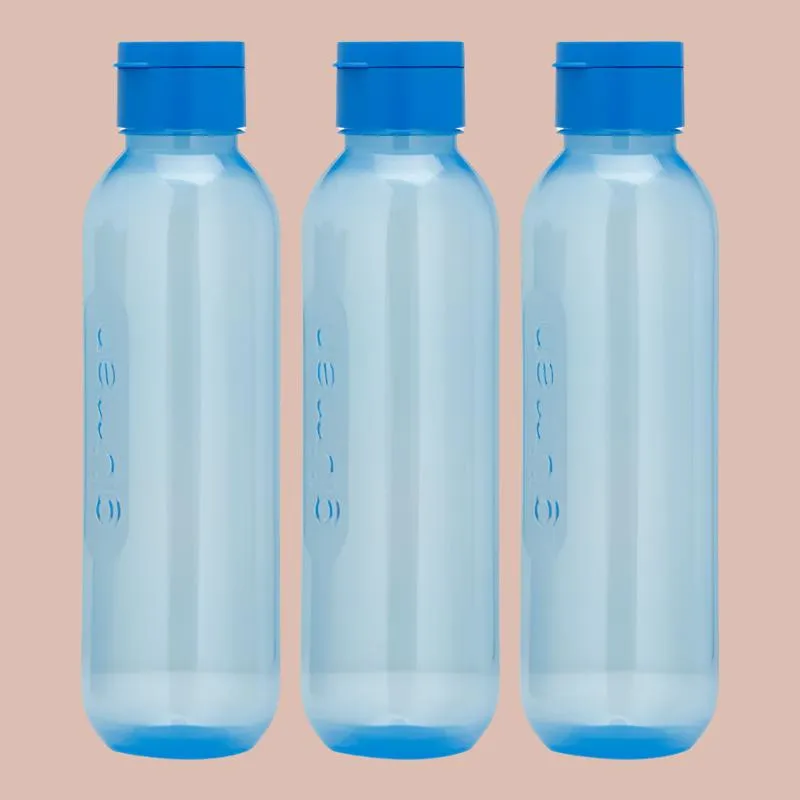 Billie Water Bottle (Blue, 1100 mL Each) - Set Of Three media 1