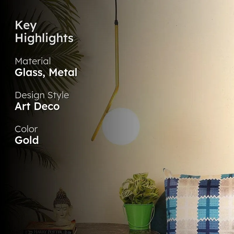 Joze Moon LED Glass Ceiling Lamp media 2