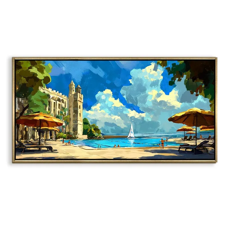 Sunhold Canvas Wall Painting With Frame media 3