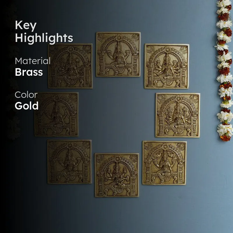 Divine Astha Laxmi Wall Accent - Set Of Eight media 2