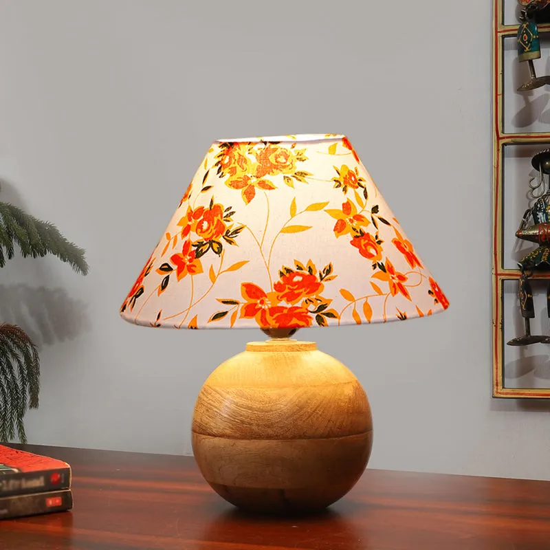 Fleur Orb Cotton Table Lamp - Multicolor media 3