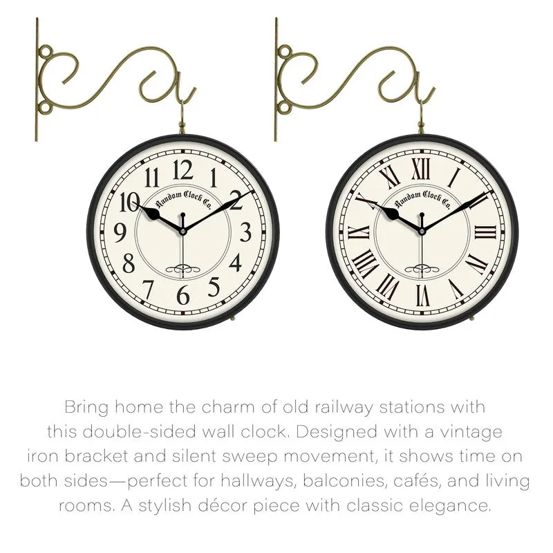 Regalyn Double Sided Wall Clock media 5