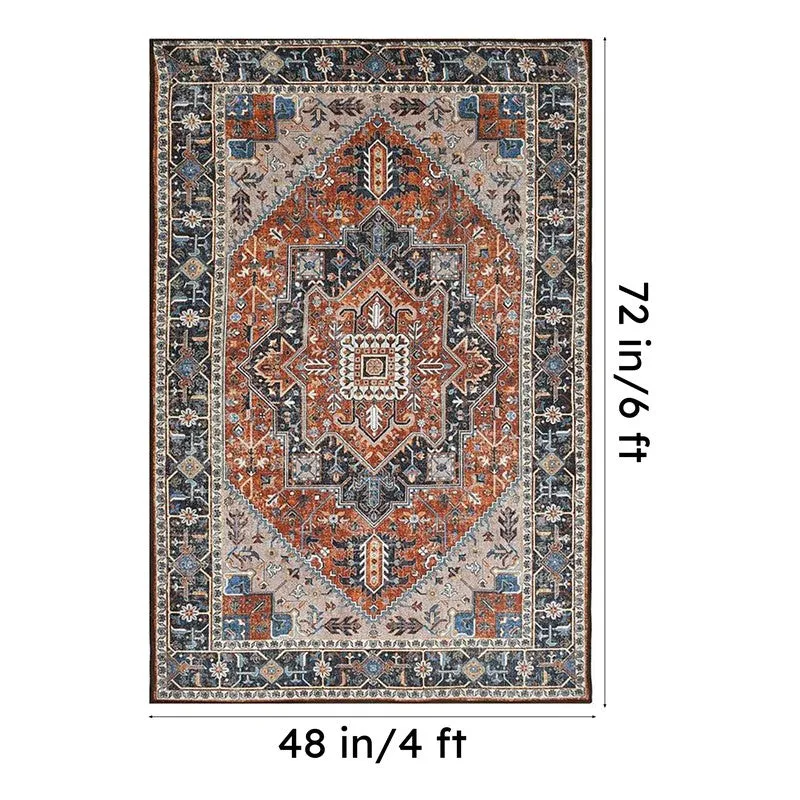Niloofar Velvet Rectangle Anti-Skid Carpet media 9