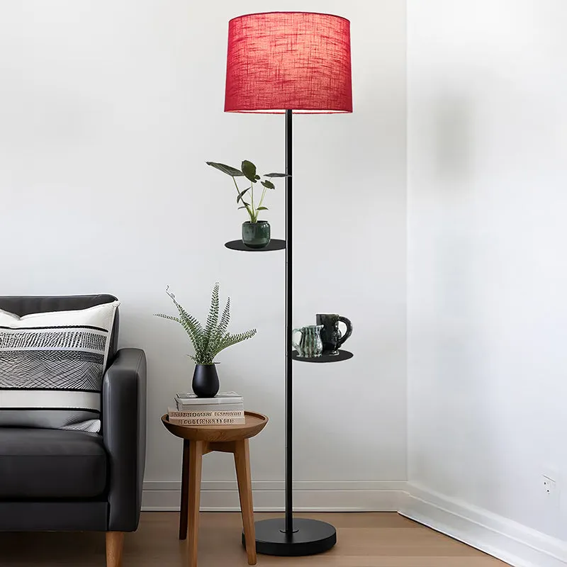 Elfin Floor Lamp With Shelf - Red media 3
