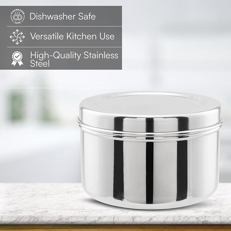 Old School Stainless Steel Storage Container - 2750 mL media 6