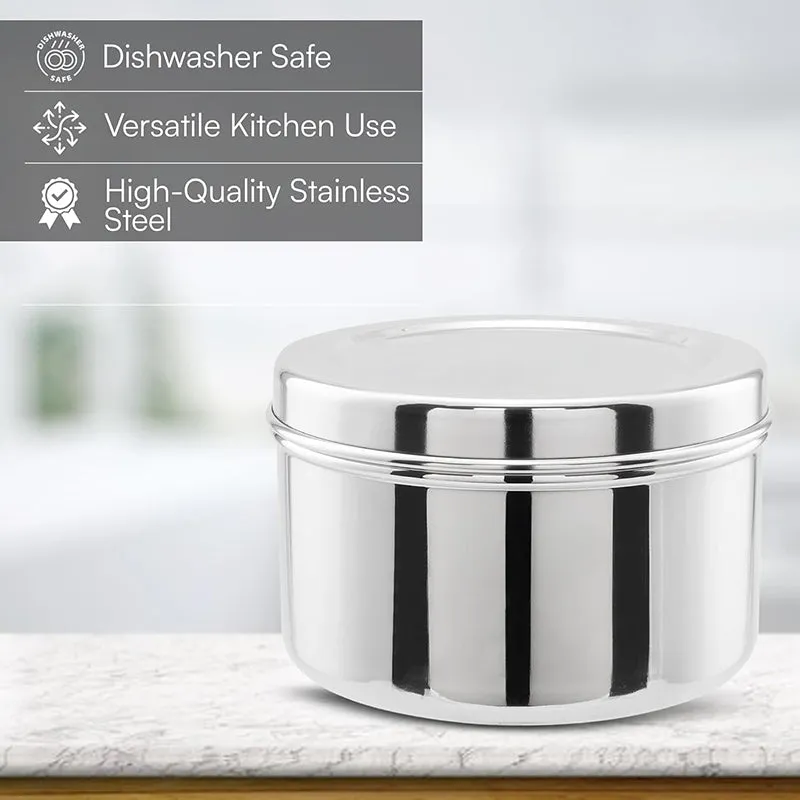 Old School Stainless Steel Storage Container - 2750 mL media 6