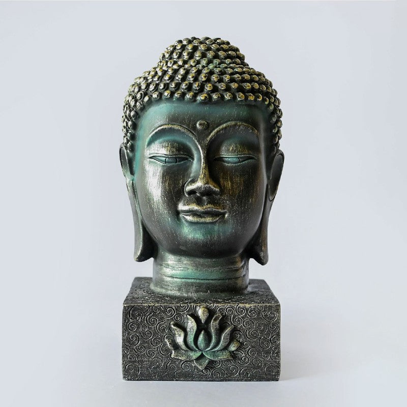 Serene Buddha Face Idol media 3