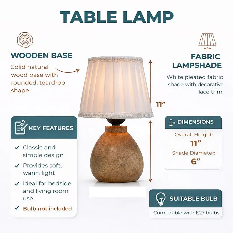 MinimalNest Wooden Table Lamp media 4