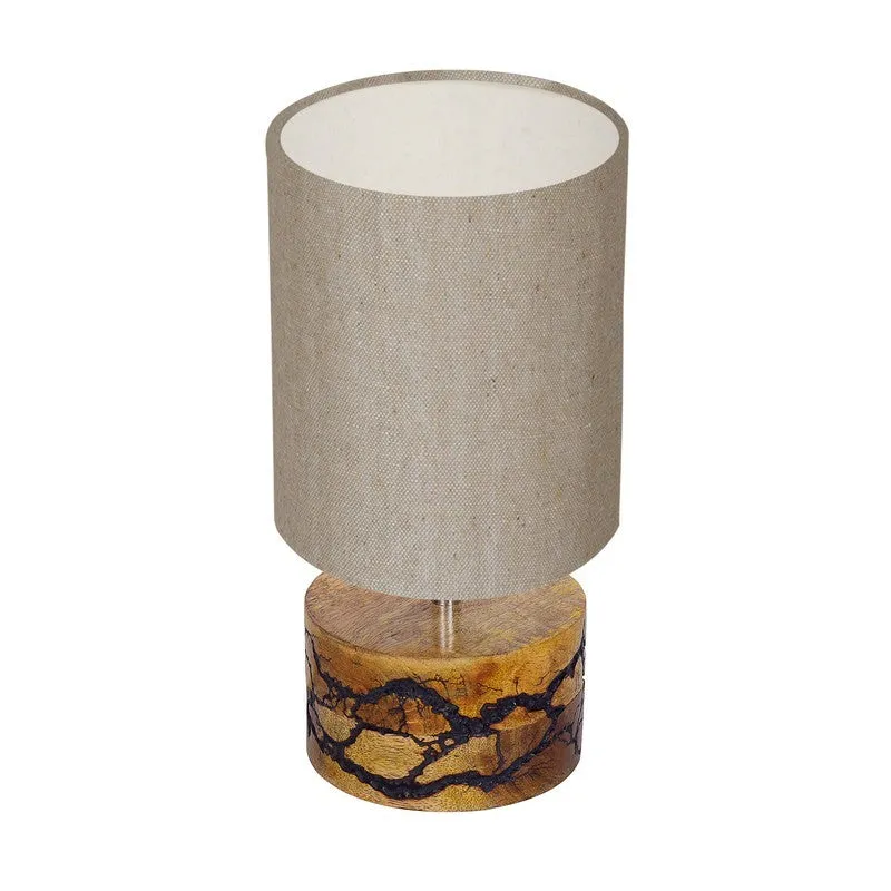 LineaLight Simple Modern Wooden Table Lamp - bEIGE,Brown media 4