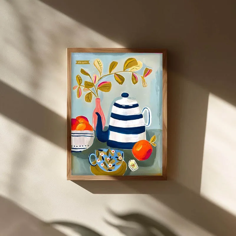 Kettle Couture Archival Canvas Wall Art - Brown media 3