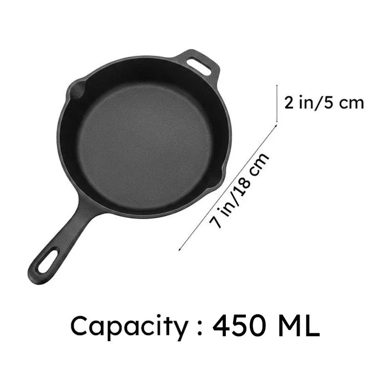 Solara Brewo Cast Iron Frying Pan with Handle - 17 CM media 13