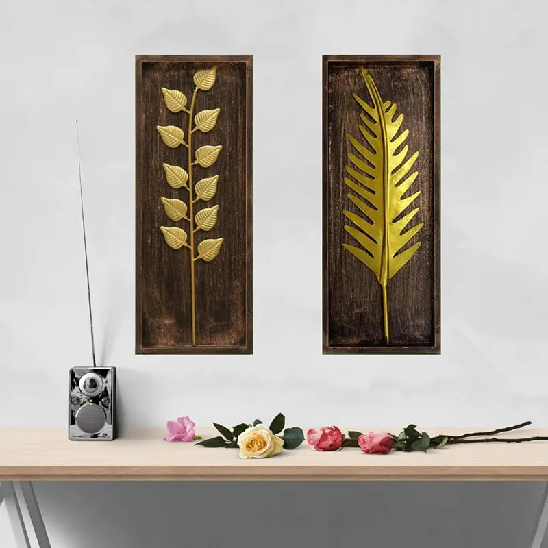 Palm Botanica Metal Wall Accent - Set Of Two media 1