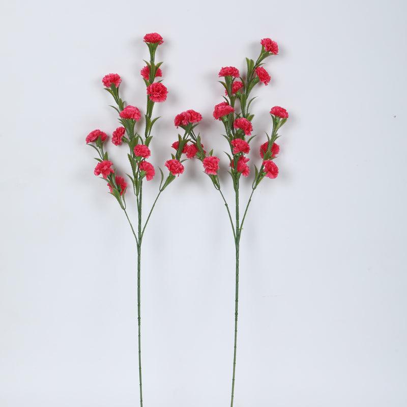 Faux Mini Chrysanthemum Bloom Bunch (Dark Pink) - Set Of Three media 3