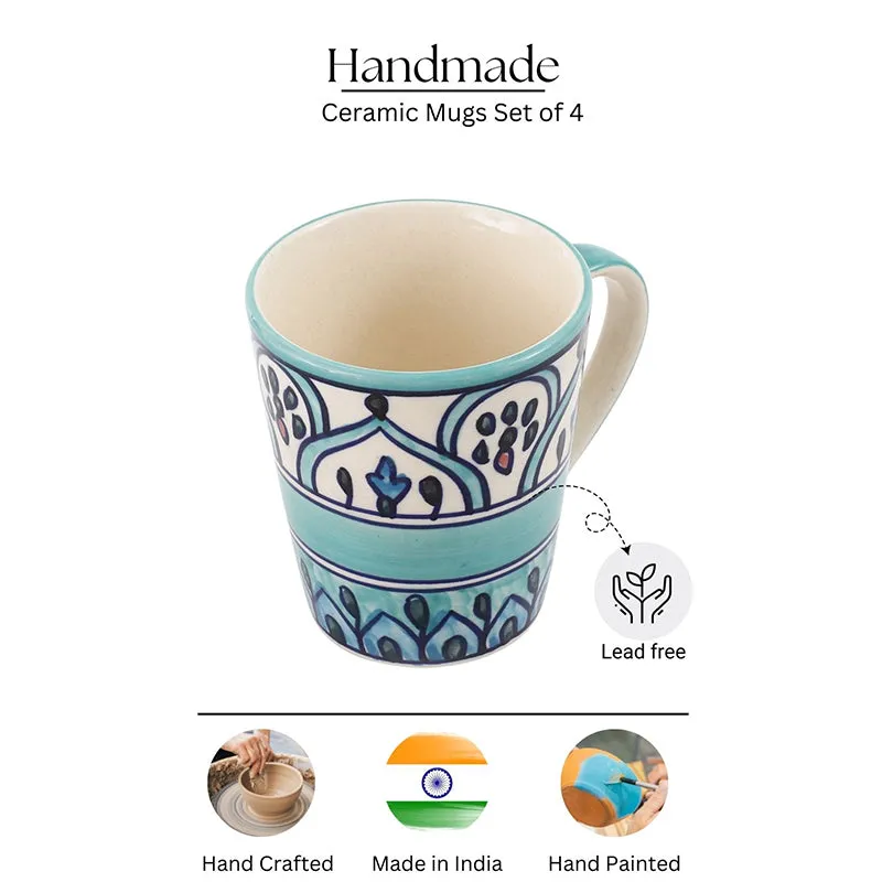 Medina Ceramic Tea Cup (250 mL Each) - Set of Six media 5