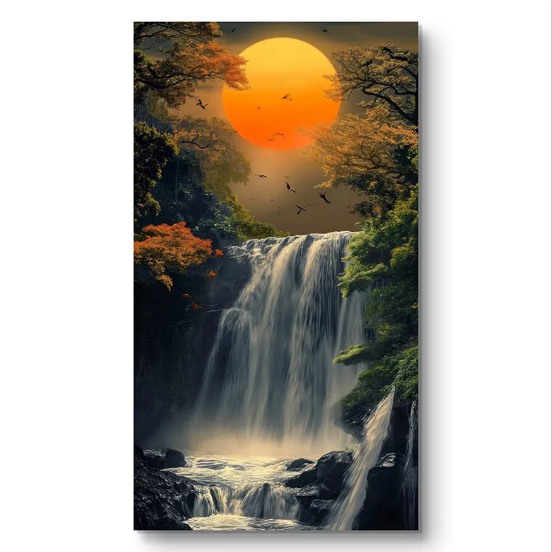 Serengetti Cascades Canvas Wall Painting media 3