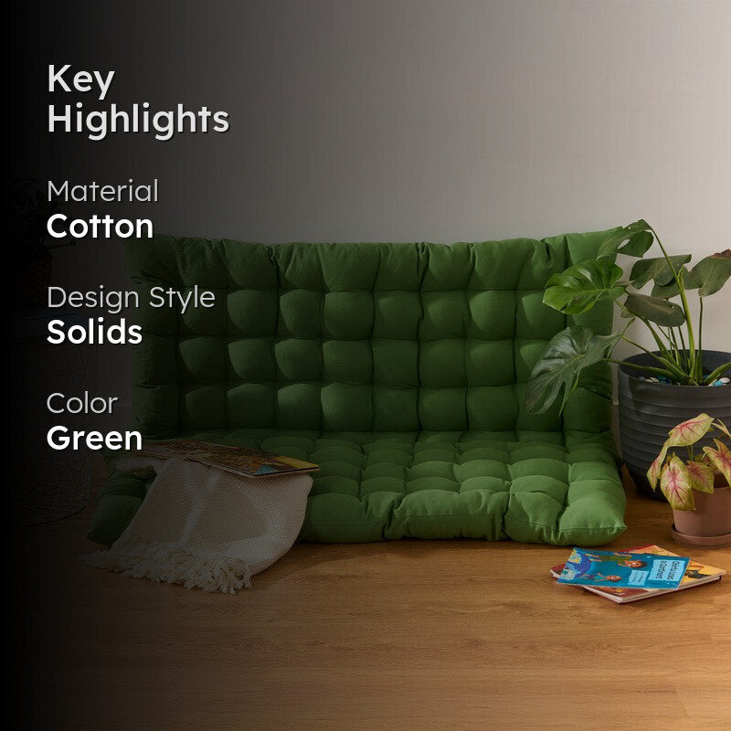 Travis Floor Cushion (Light Green) - Set Of Two media 2