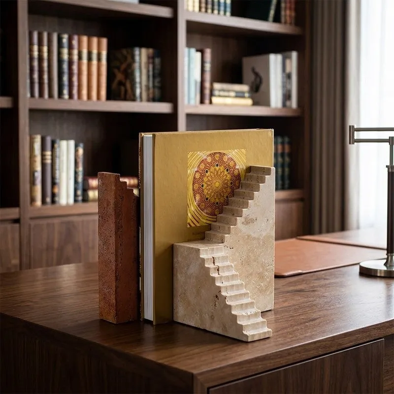CaseStopper Marble Book End - Beige media 4