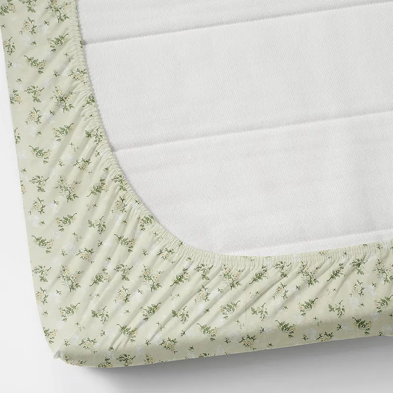 Henri Floral Microfiber Microfiber Bedsheet - 150 GSM media 6