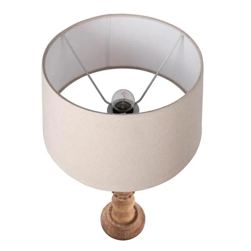 Serenity Shine Fabric Table Lamp - White media 3