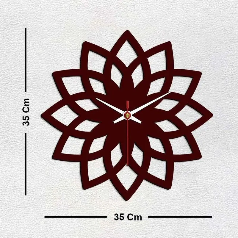 Blossom Frame Wooden Wall Clock media 6