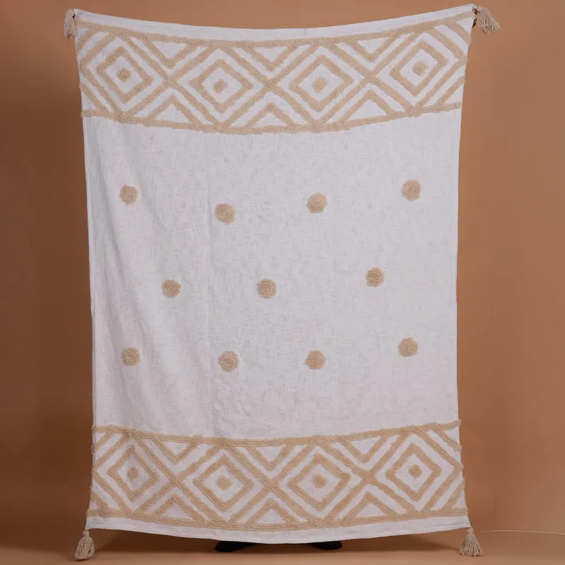 Sahara Weave Cotton Throw media 3