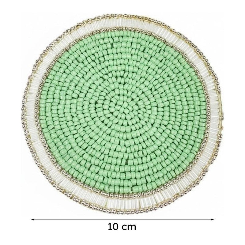 Moiraa Beaded Coaster - Set Of Four media 7