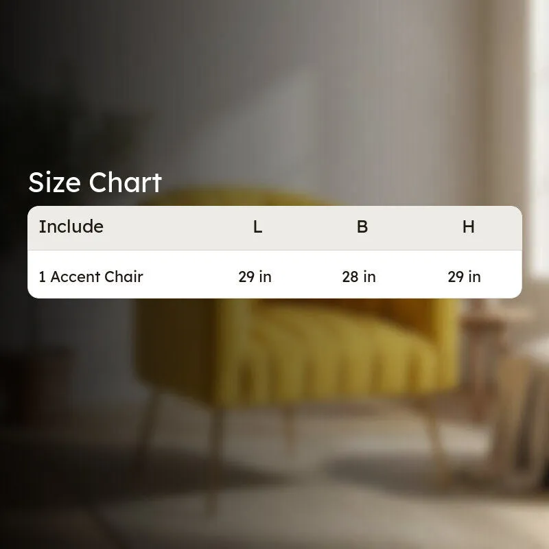 Plaino Neem Wood Accent Chair - Yellow media 8